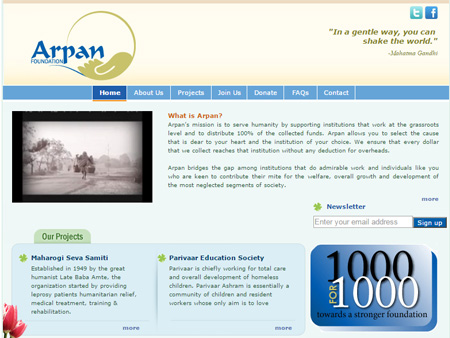 Arpan Foundation, CA, (USA)