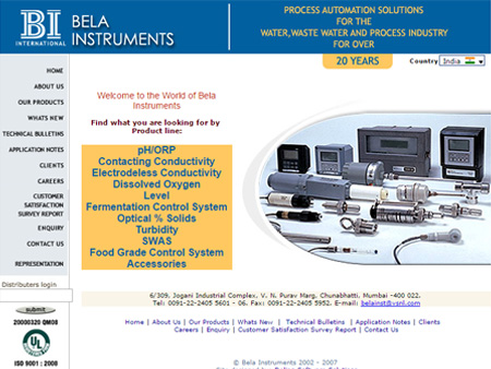 Bela Instruments, Mumbai, (India)