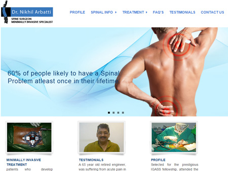 Dr. Nikhil Arbatti - Spine Surgeon, Mumbai, (India)